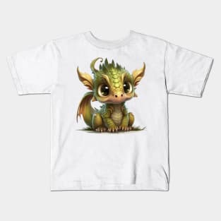 Cute Baby Dragon - Squirt Kids T-Shirt